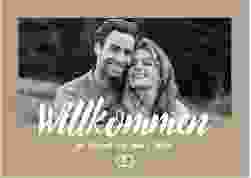Willkommensschild Poster Icons 70 x 50 cm Poster beige