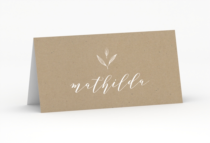 Tischkarte Hochzeit Naturelove Tischkarten weiss
