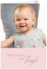 Klick: Details zu Taufeinladung "Blossom" anzeigen Taufeinladung "Blossom"