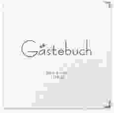 Gästebuch Selection Hochzeit Twohearts Leinen-Hardcover rot