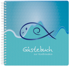 Gästebuch Konfirmation "Fisch"