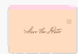 Save the Date-Karte Purity A6 Karte quer apricot