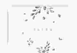 Save the Date-Karte Precioso A6 Karte quer weiss