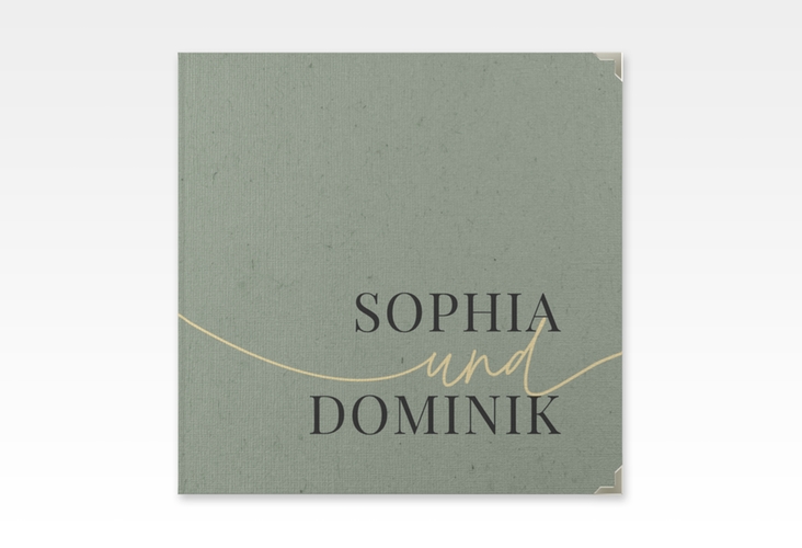 Gästebuch Selection Hochzeit Easy Leinen-Hardcover im modernen minimalistischen Design