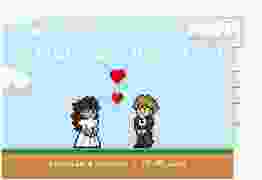 Verlobungskarte Hochzeit Pixel A6 Postkarte bunt