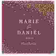 Gästebuch Selection Hochzeit Glitter Leinen-Hardcover rot