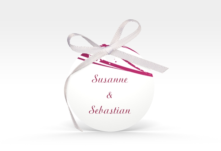 Geschenkanhänger Hochzeit Mailand Geschenkanhänger, rund