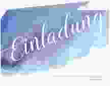 Einladung Geburtstag "Aquarell"
