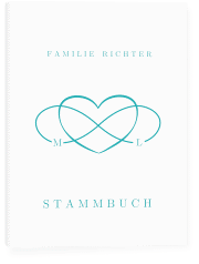 Klick: Details zu Stammbuch A5 "Infinity" anzeigen Stammbuch A5 Infinity Stammbuch A5 tuerkis