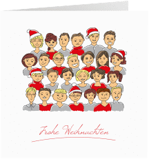 Klick: Details zu Business-Weihnachtskarte "Team" anzeigen Business-Weihnachtskarte "Team"