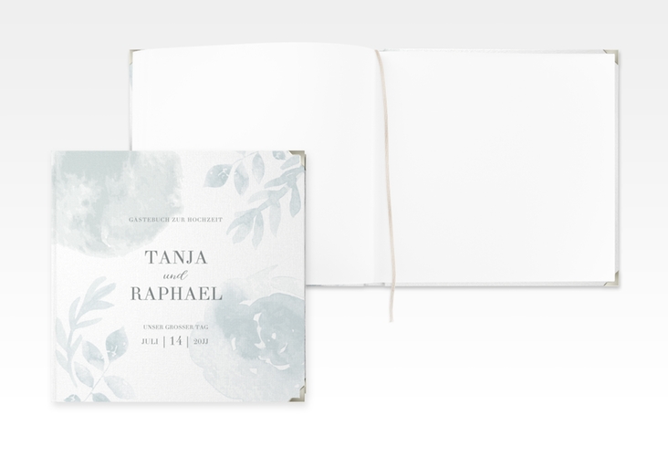 Gästebuch Selection Hochzeit Blätterdruck Leinen-Hardcover