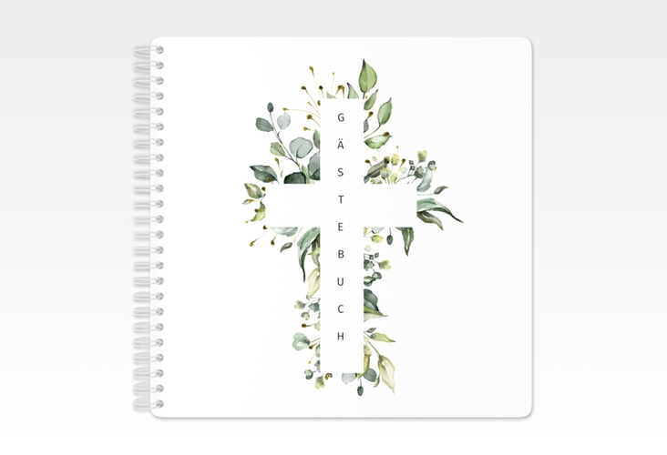 Gästebuch Konfirmation Verdeggiante Ringbindung