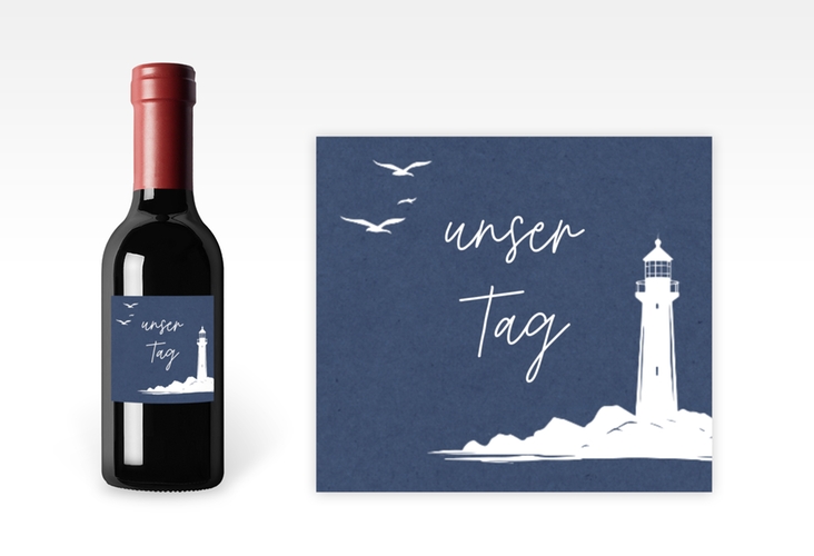 Piccoloetikett Hochzeit Leuchtturm Etikett Piccolo