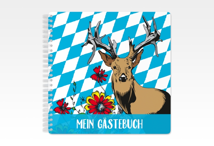 Gästebuch Geburtstag Platzhirsch Ringbindung