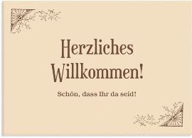 Klick: Details zu Willkommensschild Hochzeit "Storybook" anzeigen Willkommensschild Hochzeit "Storybook" 70 x 50 cm Leinwand