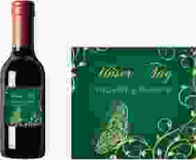 Piccoloetikett Hochzeit Eternity Etikett Piccolo gruen