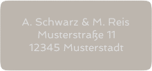 Klick: Details zu Absenderetikett Hochzeit "Traufe" anzeigen Absenderetikett Hochzeit Traufe 45,7 x 21,2 mm grau
