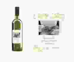 Etichette vino matrimonio collezione Palma Etikett Weinflasche 4er Set verde