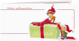 Klick: Details zu Weihnachtskarte "Kobold" anzeigen Weihnachtskarte "Kobold"
