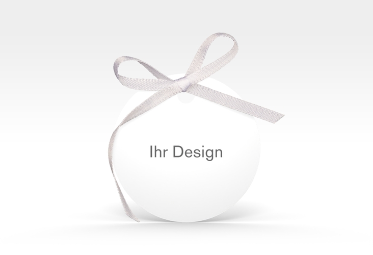 Blanko Geschenkanhänger Geschenkanhänger, rund