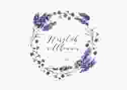 Willkommensschild Poster "Lavendel"