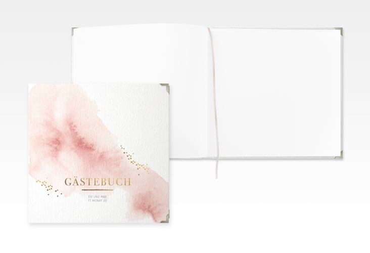 Gästebuch Selection Hochzeit Pastell Leinen-Hardcover rosa