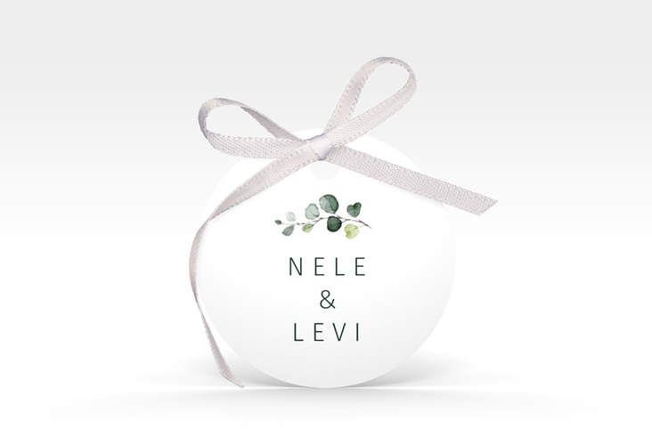 Geschenkanhänger Hochzeit Enchanting Geschenkanhänger, rund