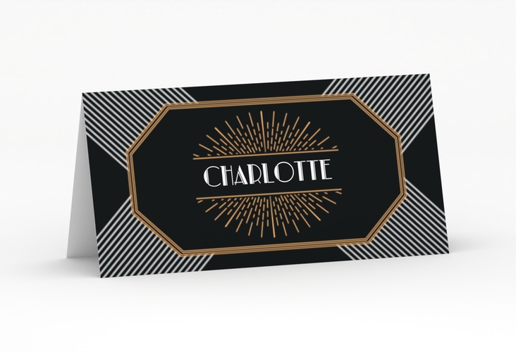Tischkarte Hochzeit Gatsby Tischkarten im 20er-Jahre-Stil