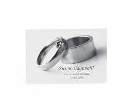 Klick: Details zu Inviti fidanzamento matrimonio collezione Siviglia anzeigen Inviti fidanzamento matrimonio collezione Siviglia A6 Postkarte