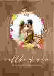 Willkommensschild Poster "Herbstlich"