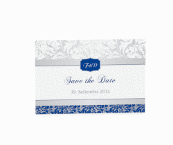 Klick: Details zu Biglietti Save the Date collezione Latina anzeigen Biglietti Save the Date collezione Latina A6 Postkarte marrone