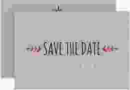 Save the Date-Karte Hochzeit "Eden"