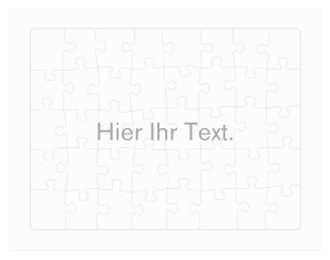 Blanko Puzzle 40 Teile 40 Teile