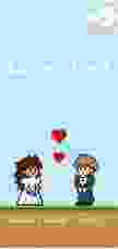 Tagesablauf Hochzeit Pixel lange Karte hoch bunt