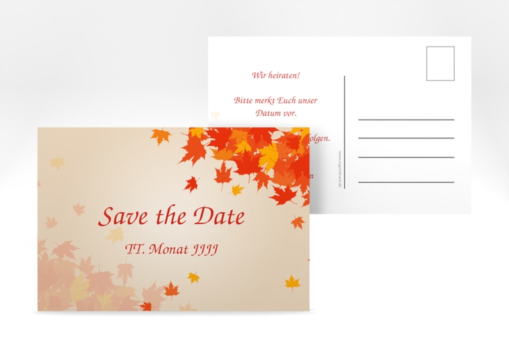 Save the Date-Postkarte Zwiesel A6 Postkarte hochglanz