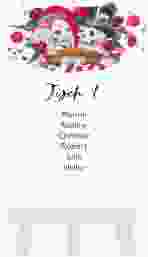 Tischaufsteller Hochzeit Palermo Tischaufsteller weiss