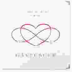 Gästebuch Selection Hochzeit Infinity Leinen-Hardcover rot
