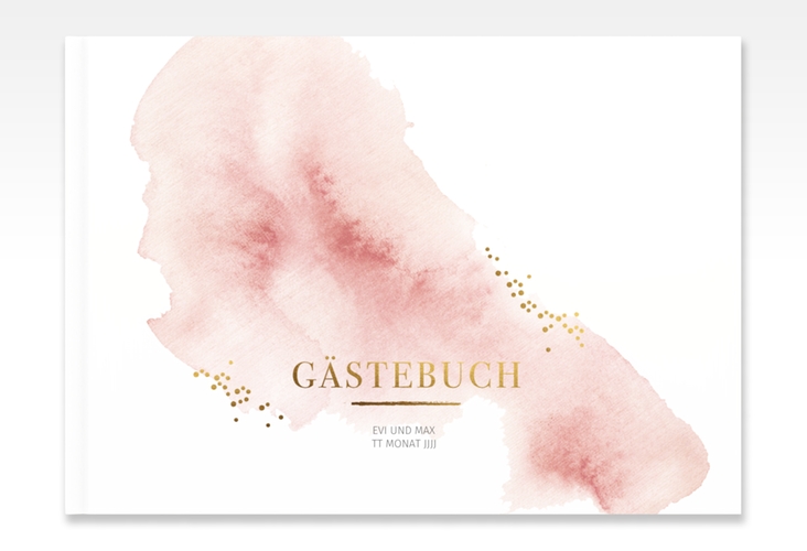 Gästebuch A4 quer Pastell A4 quer, Hardcover