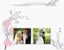 Danksagungskarte Hochzeit "Salerno"