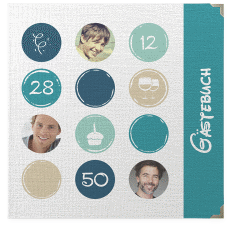 Klick: Details zu Gästebuch Selection Geburtstag "Circles" anzeigen Gästebuch Selection Geburtstag "Circles"