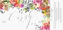 Hochzeitseinladung "Flowerbomb"