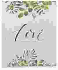 Hochzeitsalbum Botany 21 x 25 cm beige