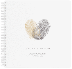 Klick: Details zu Trautagebuch Hochzeit "Fingerprint" anzeigen Trautagebuch Hochzeit "Fingerprint" Trautagebuch Hochzeit pink