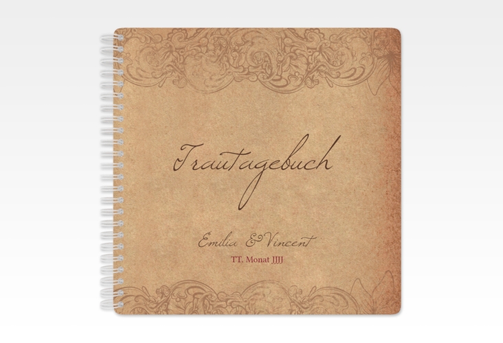 Trautagebuch Hochzeit Fairytale Trautagebuch Hochzeit mit Vintage-Bordüre