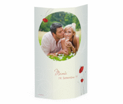 Klick: Details zu Menù matrimonio collezione Madrid anzeigen Menù matrimonio collezione Madrid DIN A4 Wickelfalz argento