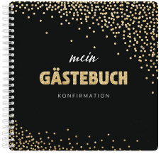 Gästebuch Konfirmation "Glow"