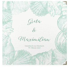 Klick: Details zu Gästebuch Selection Hochzeit "Muschelreich" anzeigen Gästebuch Selection Hochzeit Muschelreich Leinen-Hardcover mint