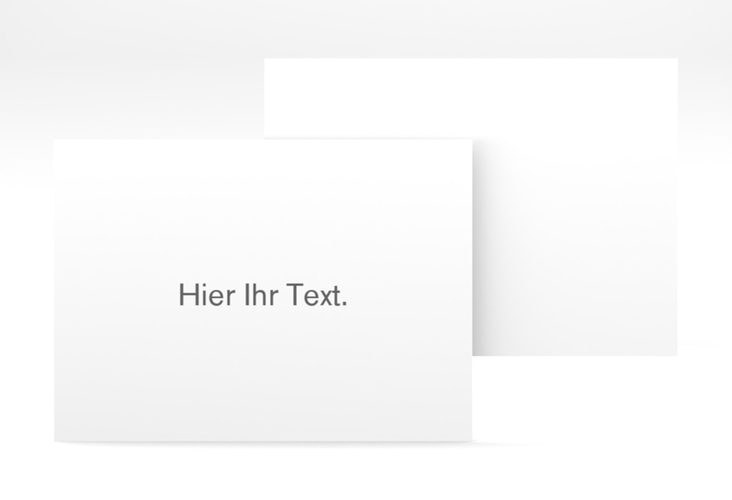 Blanko Visitenkarte quer Visitenkarte quer hochglanz