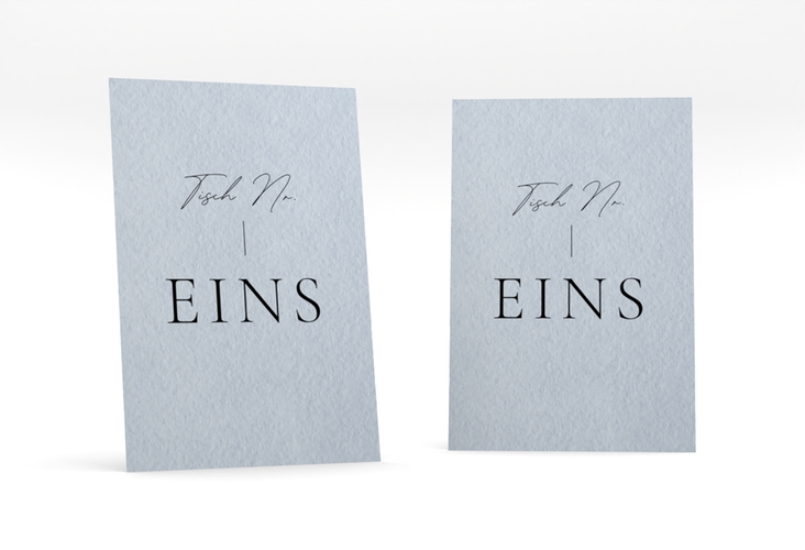 Tischnummer Hochzeit Hochzeitsfreude Tischaufsteller blau