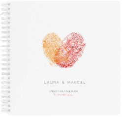 Klick: Details zu Trautagebuch Hochzeit "Fingerprint" anzeigen Trautagebuch Hochzeit "Fingerprint" Trautagebuch Hochzeit pink